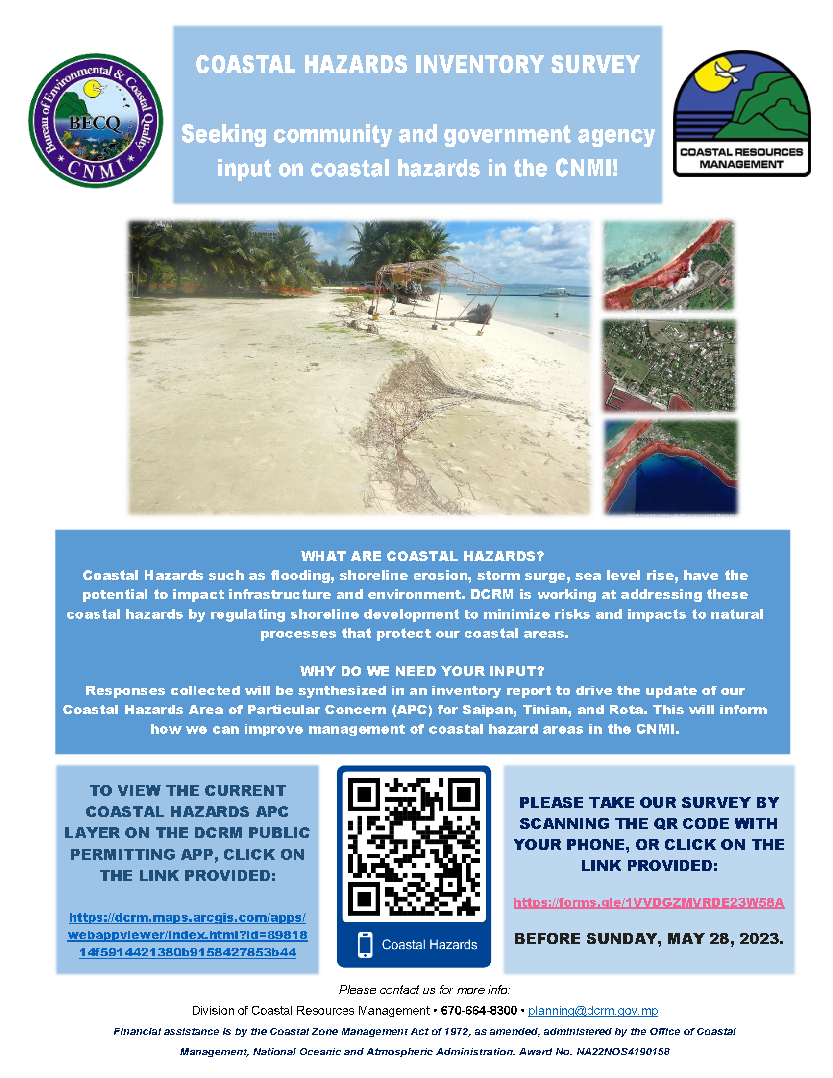 Coastal Hazards QR Code