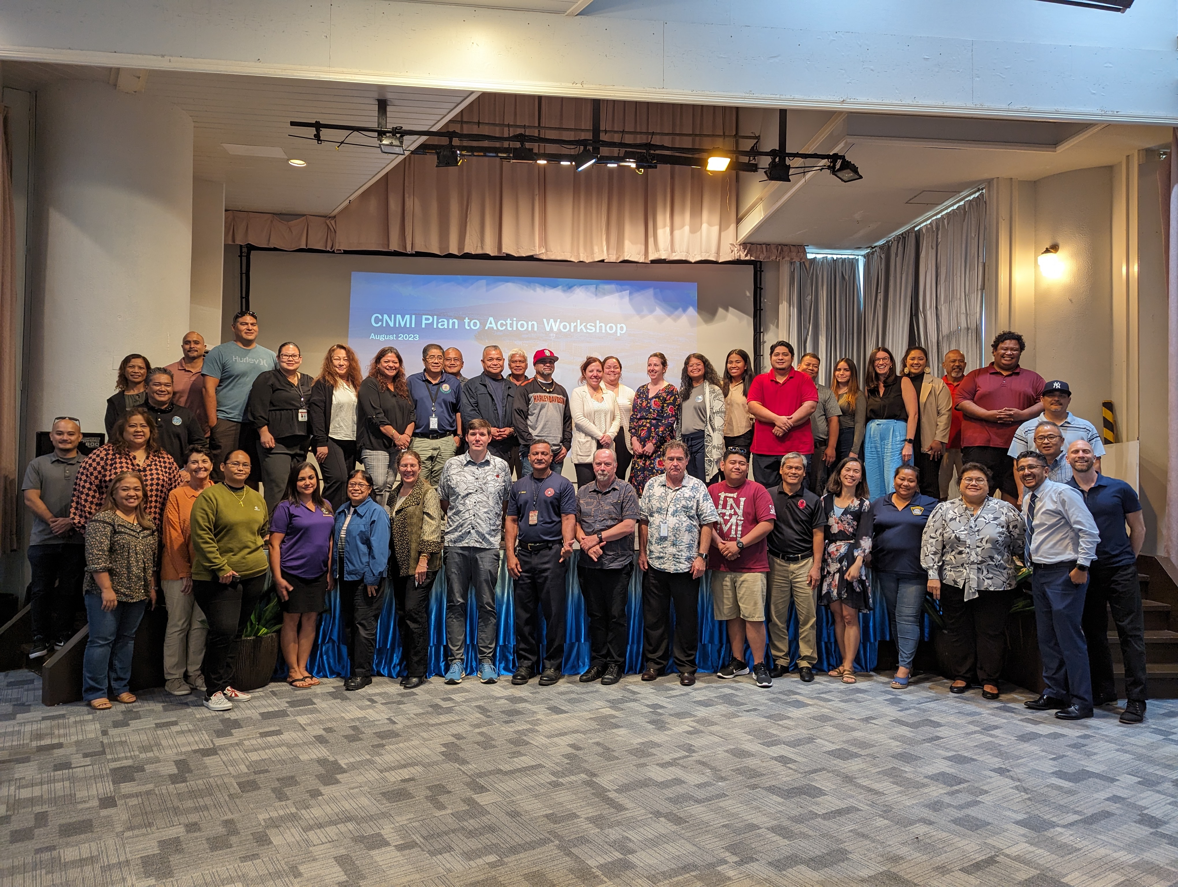 CNMI Hazard Mitigation Workshop group photo