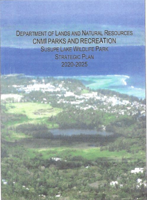 Report cover art with image of susupe lake