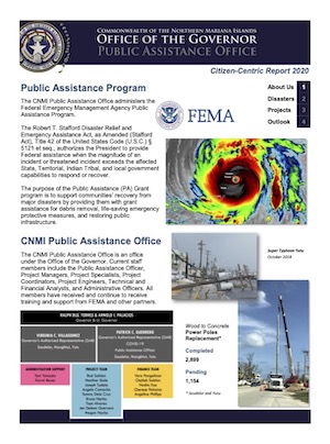 2020 Public Assistance Office (PAO) Citizen Centric Report cover art