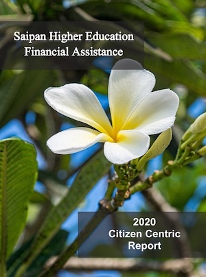 2020 Saipan Higher Education Financial Assistance (SHEFA) Citizen Centric Report cover art