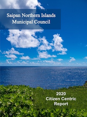 2020 Saipan and Northern Islands Municipal Council Citizen Centric Report cover art