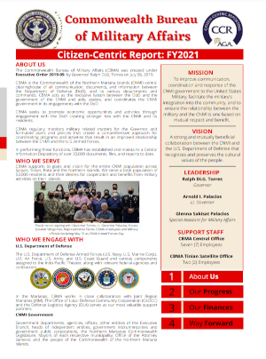 2021 CBMA Citizen Centric Report cover art