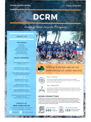 2021 DCRM Citizen Centric Report cover art