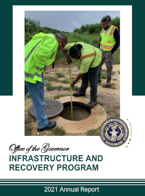 2021 Infrastructure and Recovery Program (IRP) Annual Report cover art