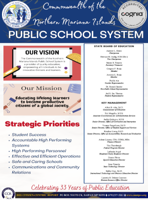 2021 Public School System Citizen Centric Report cover art