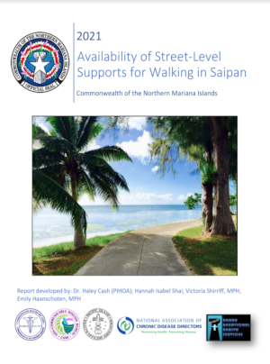 2021 Saipan Walkability Report cover art