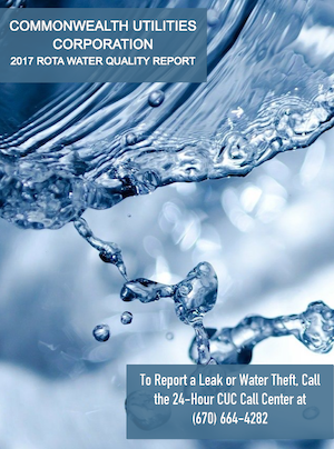 2017 CUC Water Quality Report - Rota cover art