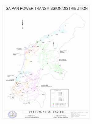 CUC Power Distribution Map - Saipan cover art