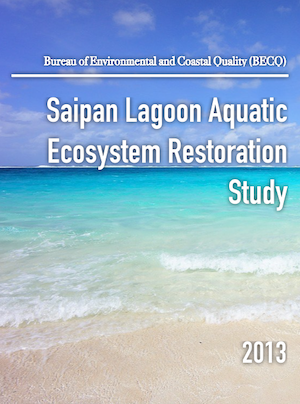 2013 Saipan Lagoon Restoration Study cover art