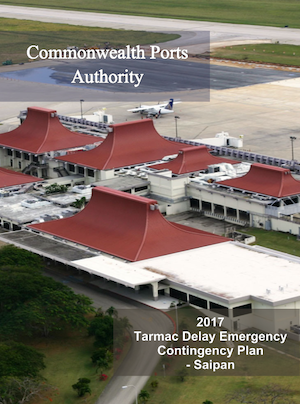 2017 Tarmac Delay Emergency Contingency Plan - Saipan cover art