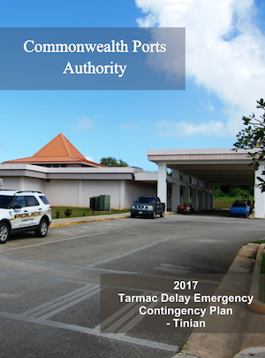 2017 Tarmac Delay Emergency Contingency Plan - Tinian cover art